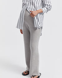 Maternity Lounge Knit Pant (Grey) 4