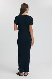 Maternity Maxi Dress (Navy) 12