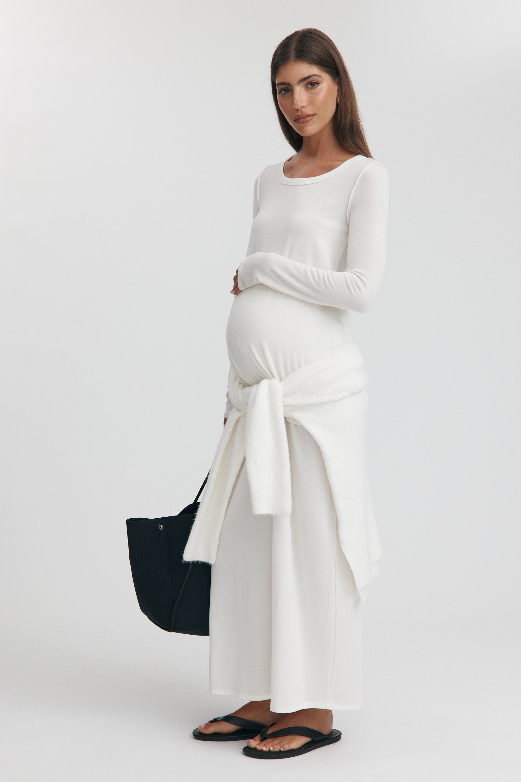 sachin and babi light blue dress Maternity Winter Clothing main image 1