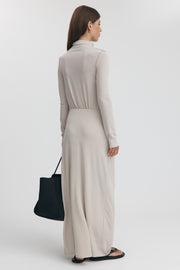 Maternity Merino Wool Blend Skirt (Oat) 18