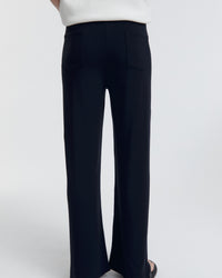 Maternity Merino Wool Relaxed Pant (Navy) 12