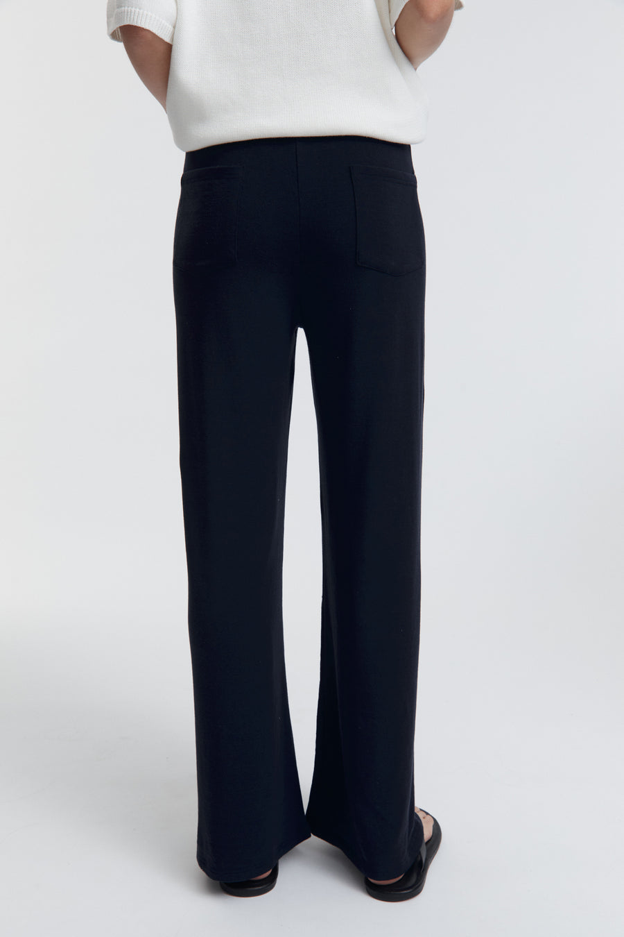 Maternity Merino Wool Relaxed Pant (Navy) 12