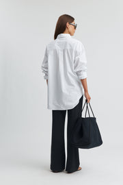 Maternity Organic Cotton Wide Leg Pant (Black) 9