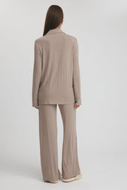 Maternity Pyjama Pants (Mocha) 11