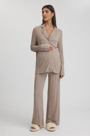 Maternity Pyjama Pants (Mocha) 5
