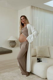 Maternity Pyjama Pants (Mocha) 7