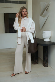 Maternity Relaxed Pants (Pale Primrose) 4