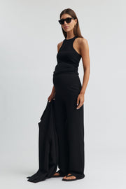 Maternity Rib Crop (Black) 3