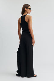 Maternity Rib Crop (Black) 7