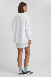 Maternity Rib Jersey Shorts (Grey) 7