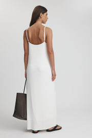 Maternity Rib Midi Dress (Ivory) 14