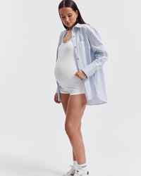 Maternity Sky Stripe Shirt 5