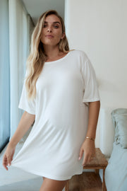 Maternity Sleep T-Shirt (Ecru) 3