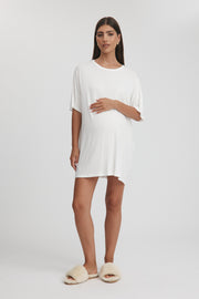 Maternity Sleep T-Shirt (Ecru) 4