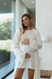 Maternity Sleep T-Shirt (Ecru) 5