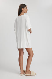 Maternity Sleep T-Shirt (Ecru) 8