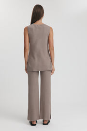 Maternity Sleeveless Tank (Mocha) 11