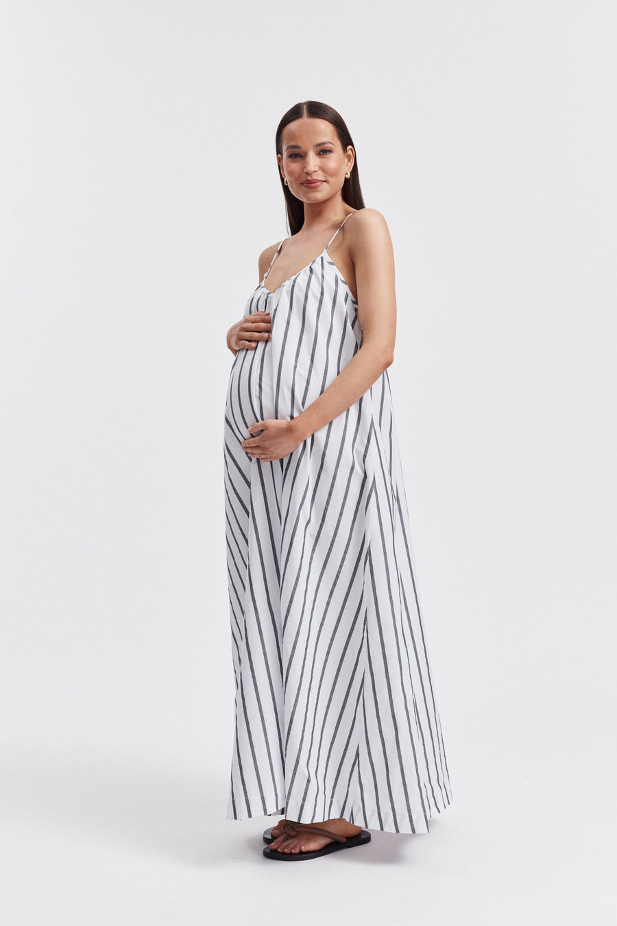 Maternity Stripe Sundress 7