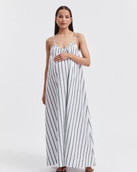 Maternity Stripe Sundress 8