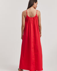 Maternity Sundress (Red) 8