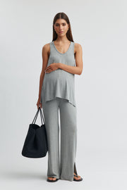 Maternity Travel Pant (Grey) 3