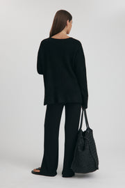 Maternity Travel Pants (Black) 16