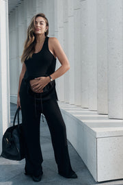 Maternity Travel Pants (Black) 7