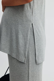 Maternity Travel Tank (Grey) 2