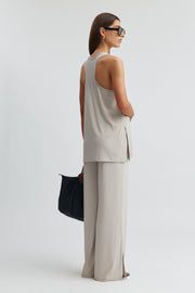 Maternity Travel Tank (Stone) 6