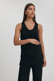 Maternity Travel Tank Top (Black) 10