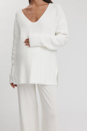 Swatch Slouchy V Neck Knit