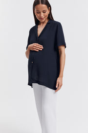Maternity Vacation Shirt (Navy) 5