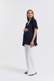 Maternity Vacation Shirt (Navy) 7