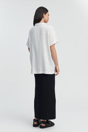 Maternity Vacation Shirt (Stripe) 14
