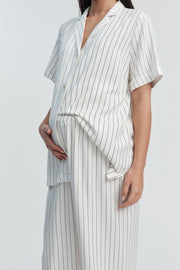 Maternity Vacation Shirt (Stripe) 3