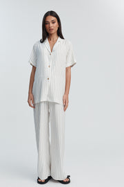 Maternity Vacation Shirt (Stripe) 9
