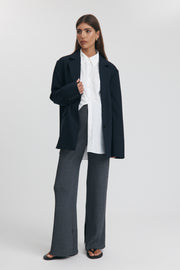 Maternity Wide Leg Pants (Charcoal) 5