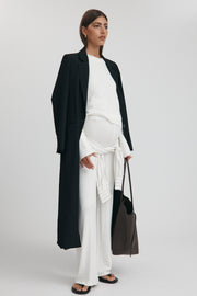 Maternity Wide Leg Pants (Ivory) 14