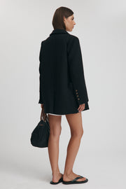 Maternity Work Coat (Black) 14