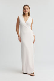 Maternity Wrap Dress (Petal) 5