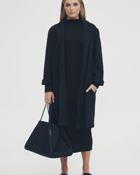 Black Maternity Coat 13