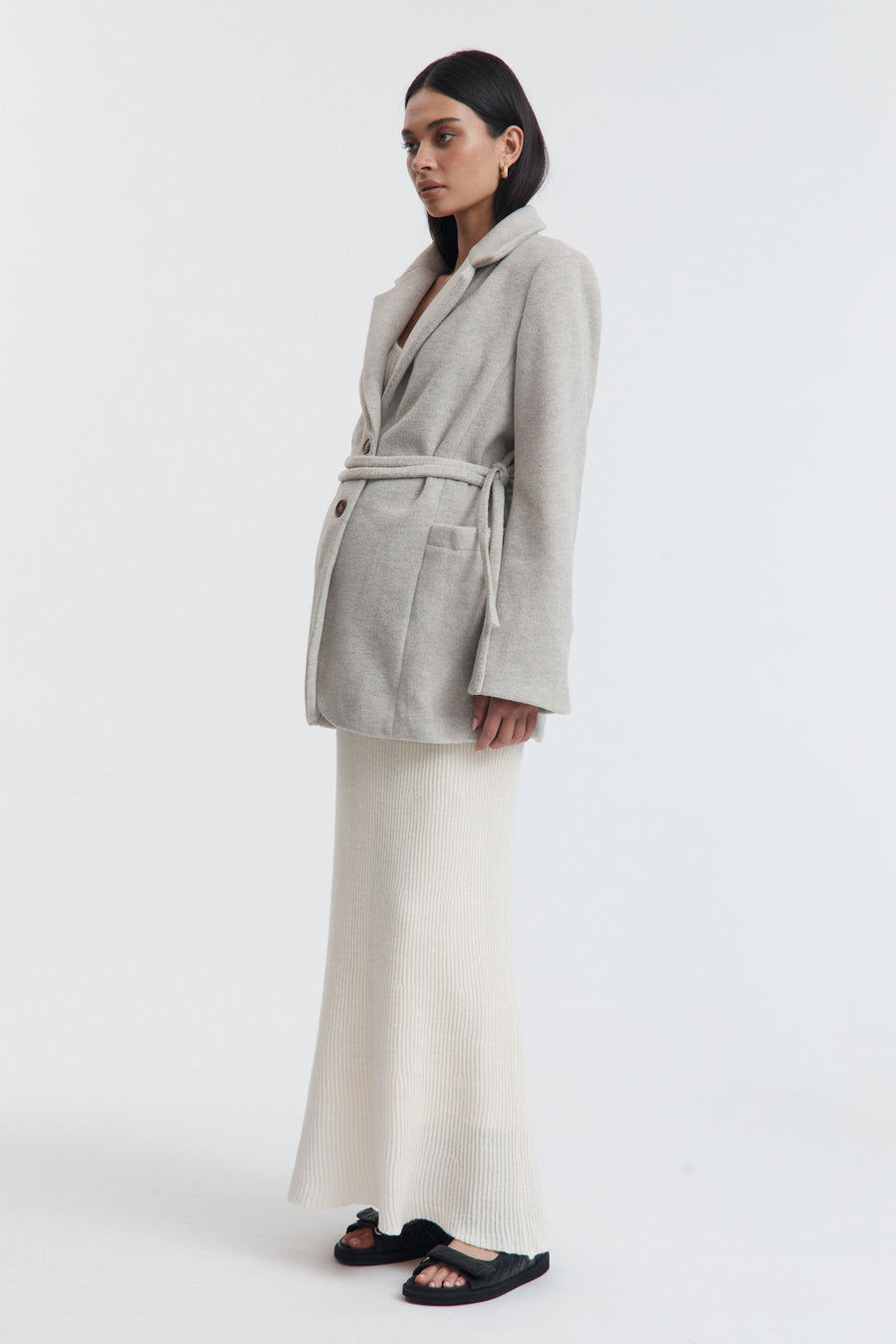 Natural Maternity Blazer Coat 11