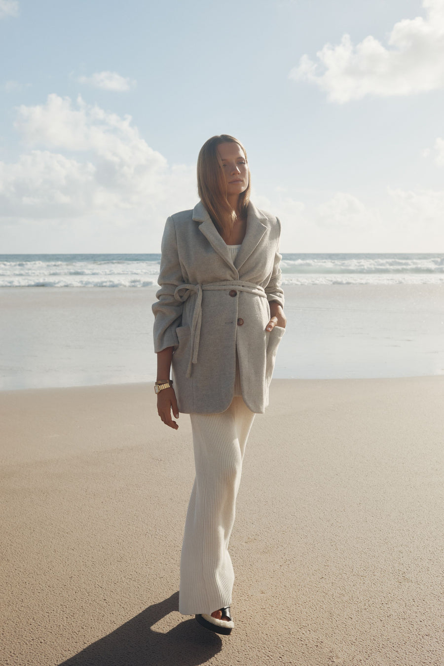 Natural Maternity Blazer Coat 12
