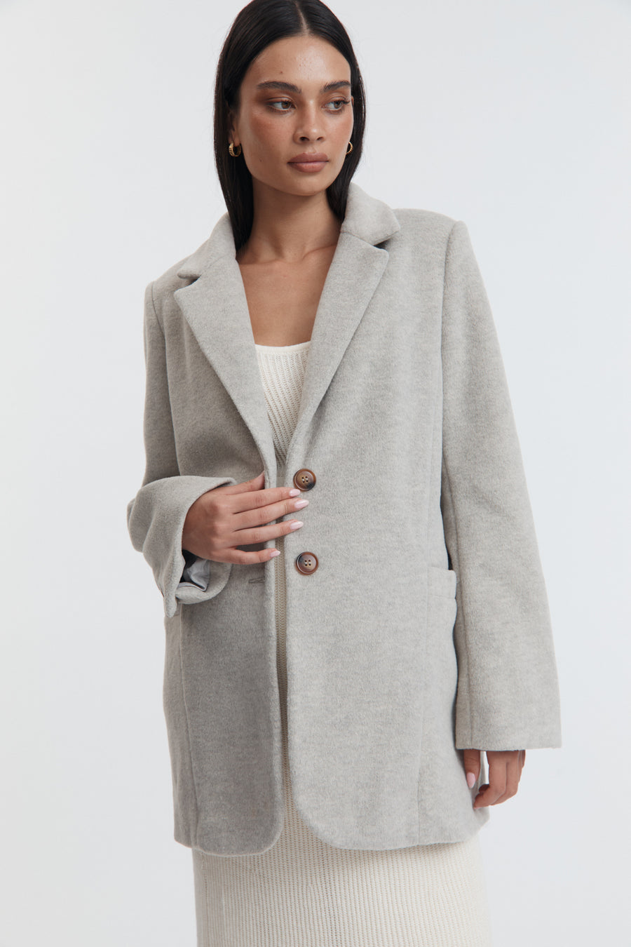 Natural Maternity Blazer Coat 13