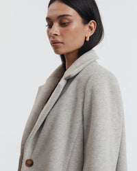Natural Maternity Blazer Coat 3