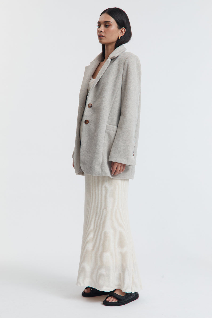 Natural Maternity Blazer Coat 5