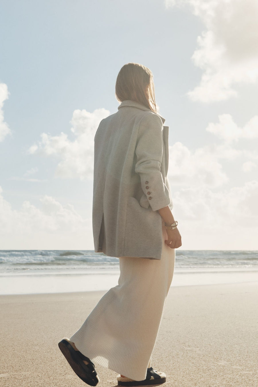 Natural Maternity Blazer Coat 8