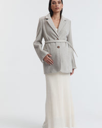 Natural Maternity Blazer Coat 9