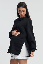 Nursing Sweater (Black) 2