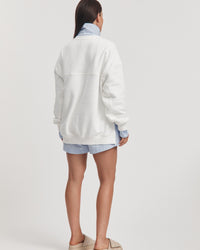 Nursing Sweater (White) 6